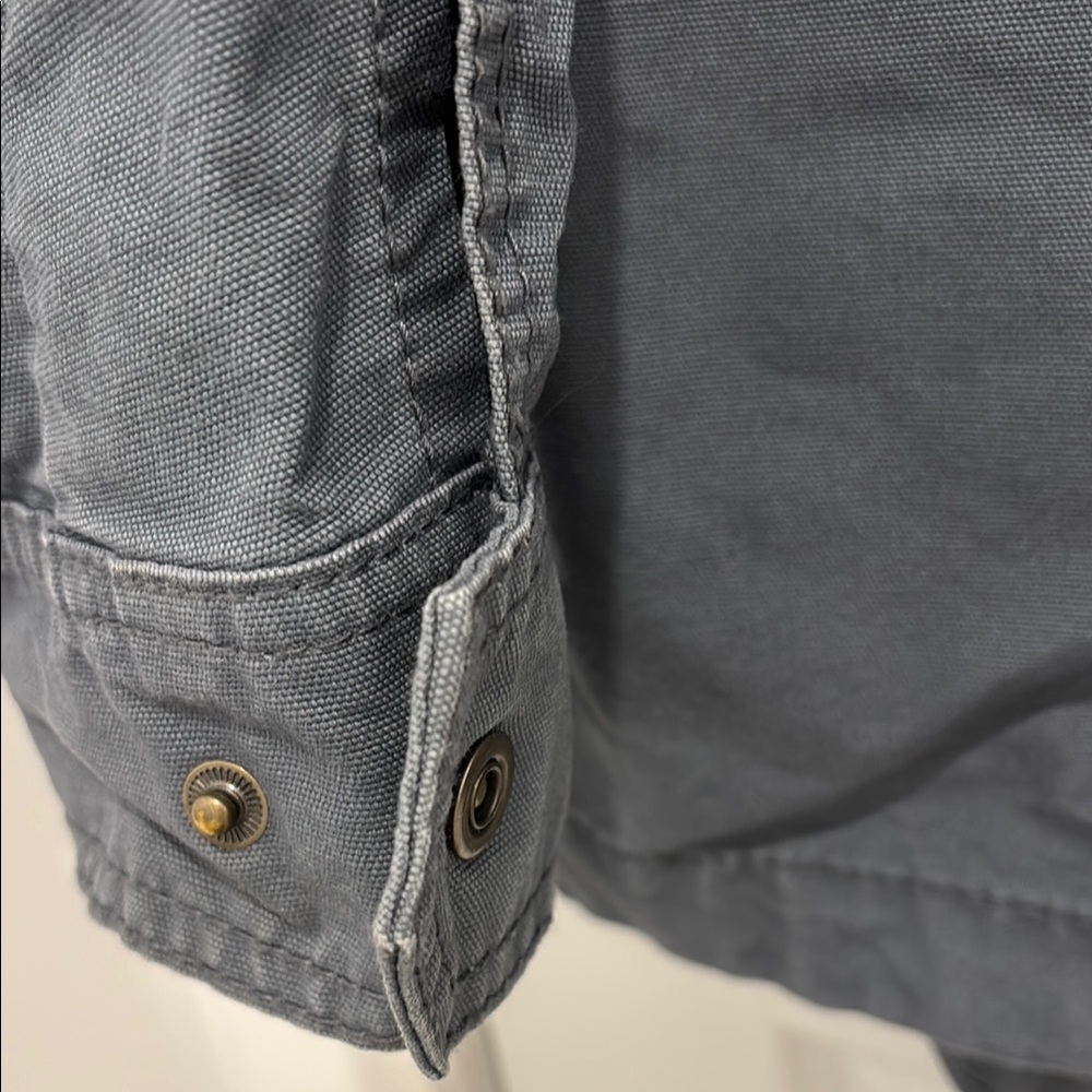 Universal Thread Gray Hooded Utility Jacket - image 4